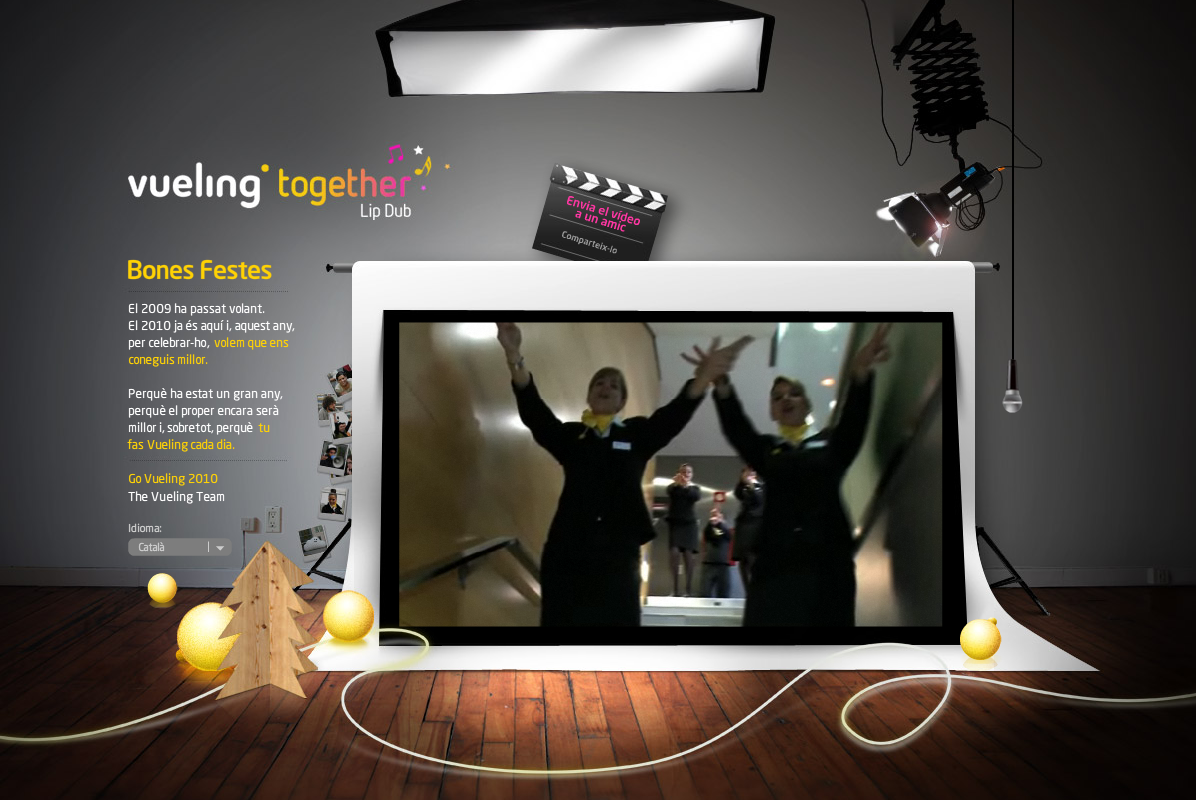 Felicitació de Nadal de Vueling