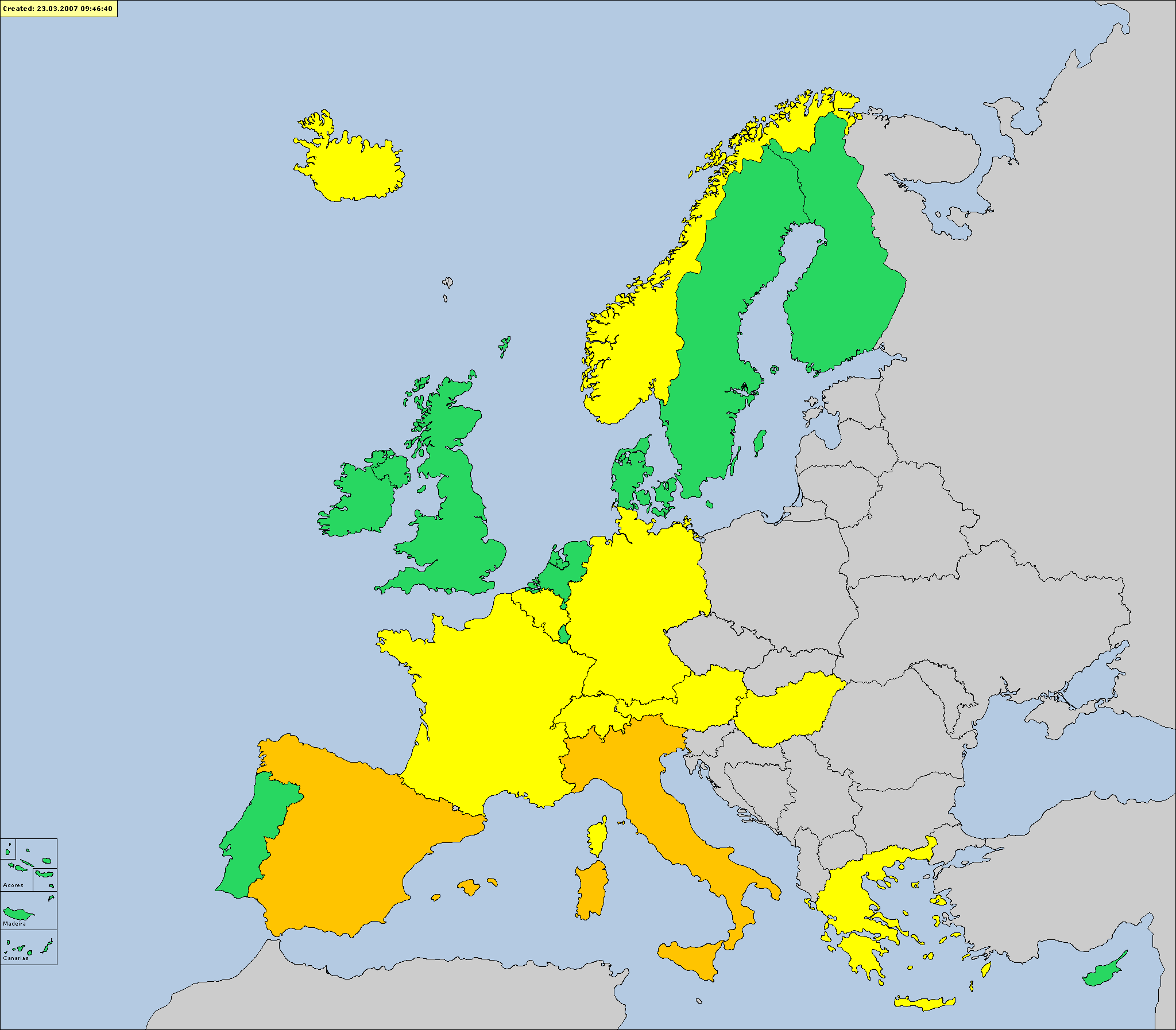 Mapa d'Europa