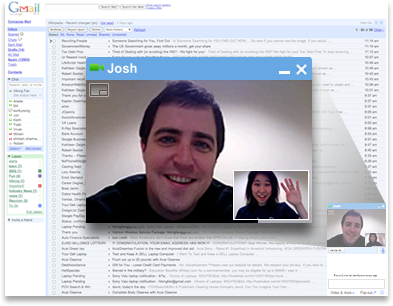 Xat de veu i de vídeo al Gmail