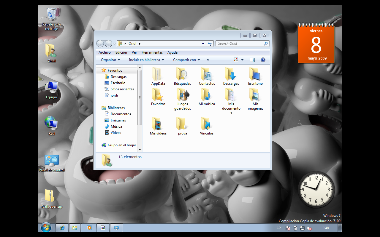 Explorador de Windows 7