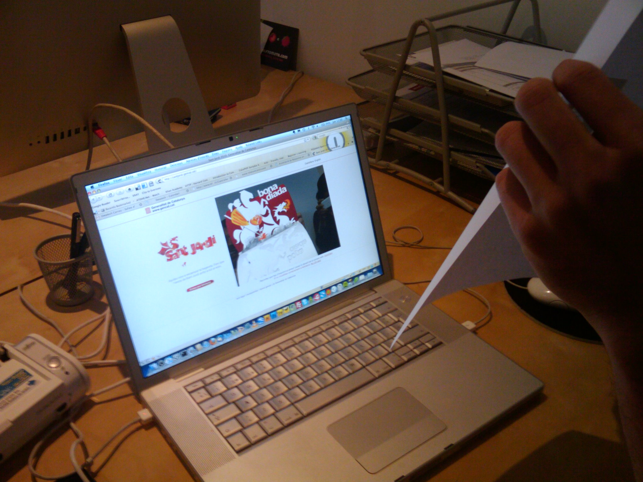 Felicitació virtual de Sant Jordi
